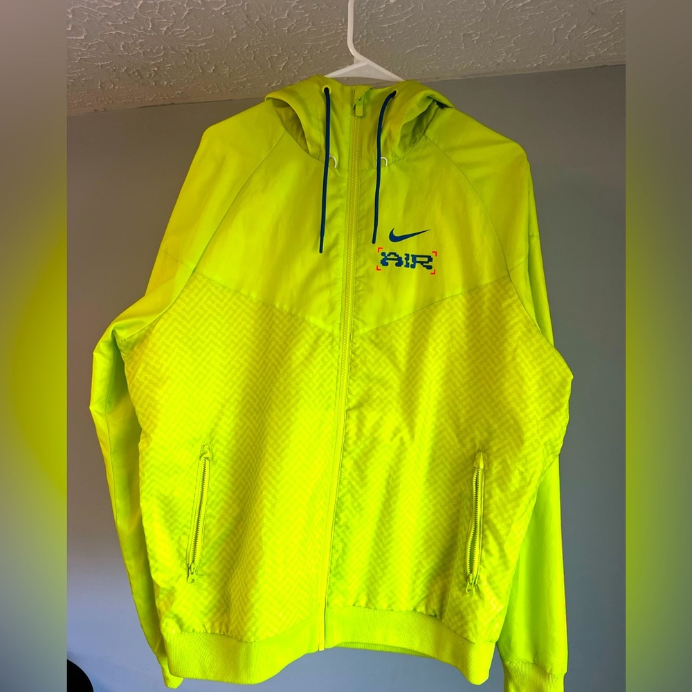 Lime green Nike jacket